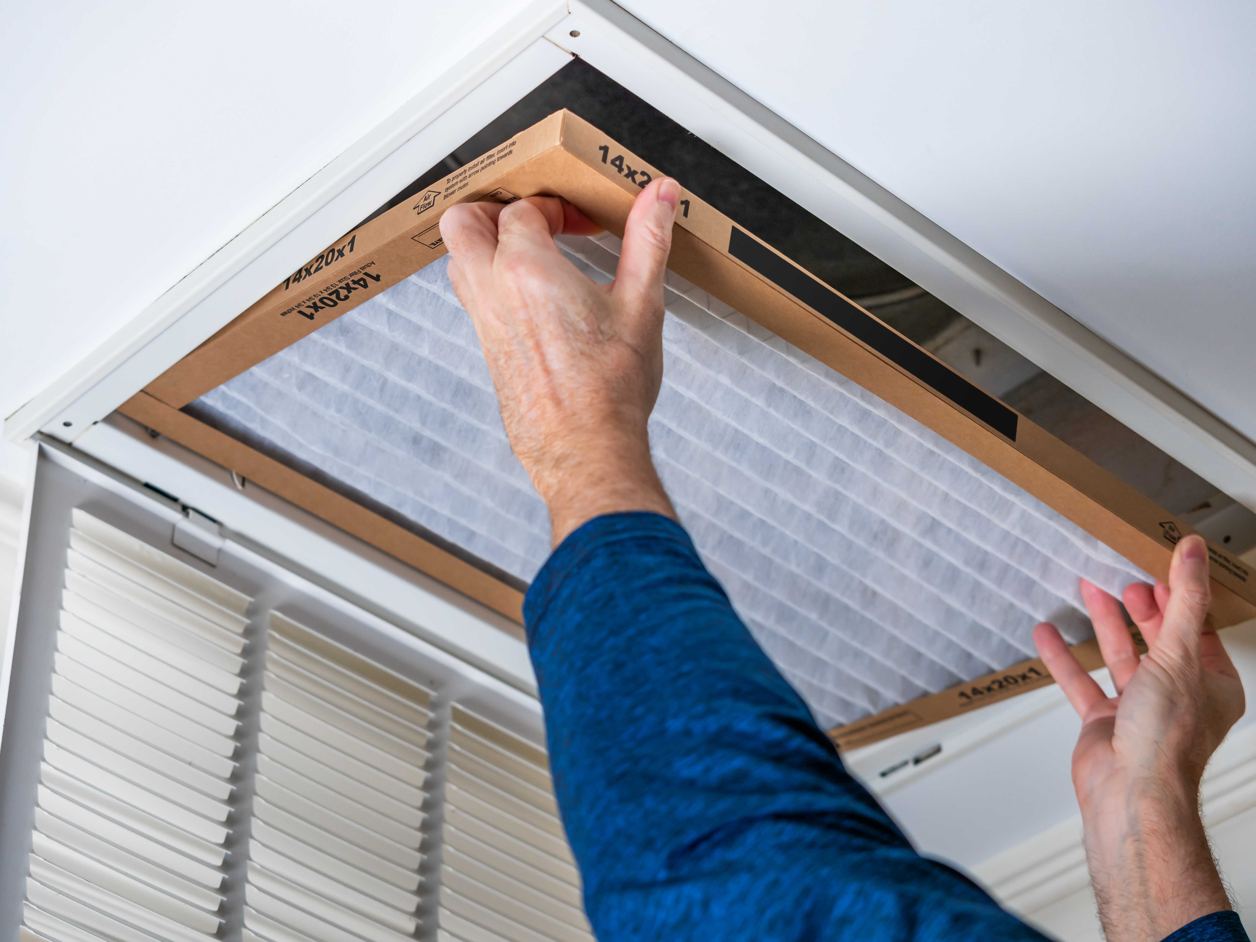 Replacing HVAC filter